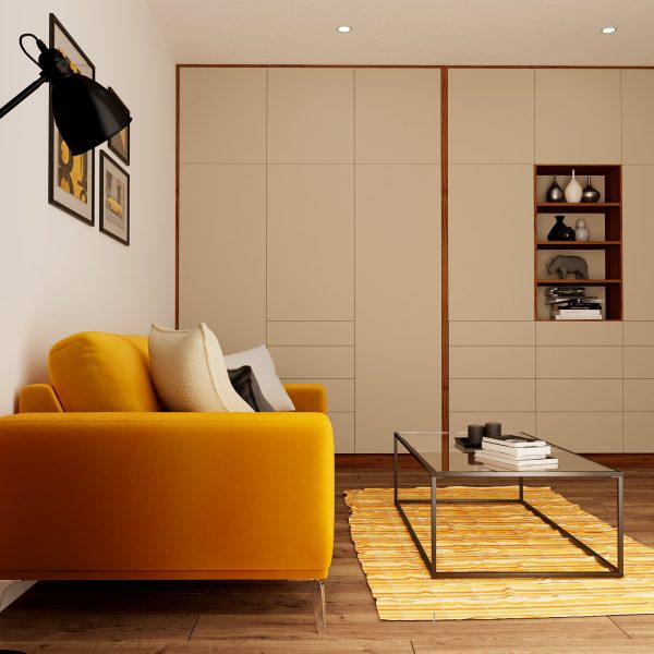 Veneris társasház IV. ütem I/10, II/10 (34m2) lakás belső látványterv - 3