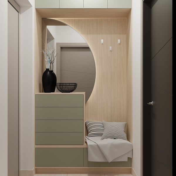 Veneris társasház IV. ütem I/10, II/10 (34m2) lakás belső látványterv - 7